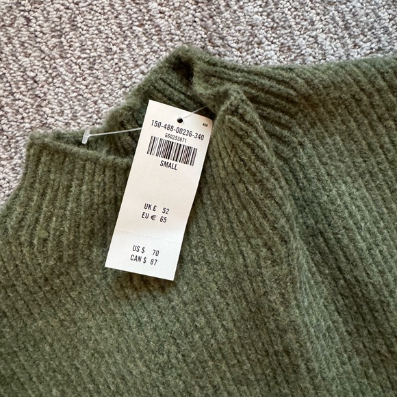 NWT Abercrombie Easy Funnel Neck Sweater - Picture 2 of 2